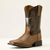 Ariat Kid's Stampede Wide Square Toe Western Boot