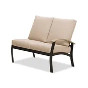 Belle Isle MGP Aluminum Cushion Left Arm Two-Seat Section