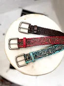 Rossette Scalloped Belt