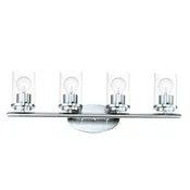 Maxim Four Light Bath Vanity in Polished Chrome from the Corona collection - 10214CLPC