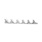 10 1/2" Long x 5/8" Wide 6 Position White Bracket
