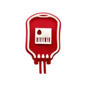 Blood Bag Heel Strap Charm