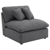 Alpine Charcoal Armless Chair