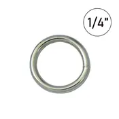 1/4" x 2" Ultimate Nickel-Plated Round Ring: Versatile Anchors for Any Tie-Down Application