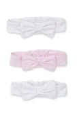 3 Piece Infant Headband Set, Pink Dot