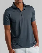 APEX  - Black Birdseye Polo