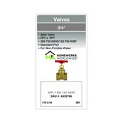 2.5 in. H Valves POP Card Set Card Stock