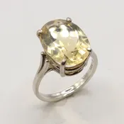 Citrine Sterling Silver Ring — Gallery of Gems & Minerals