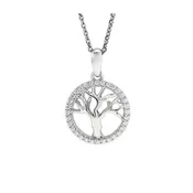 14K Petite Diamond Tree of Life Necklace