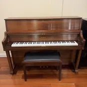Kawai Piano, Model UST-8C Satin Walnut, 1998