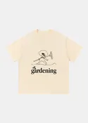 Gardening Tee - Apricot