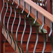 Baroque Architectural Face-Mount Aluminum Balusters by Deckorators