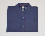 Flag and Anthem Amos Journey Shirt- Navy, Red