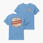 Badge Of Honor Powder Blue Whitefish T-Shirt