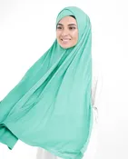 Aqua Turquoise Jersey Hijab