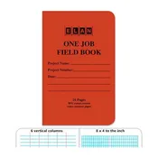 ELAN One Job Field Book