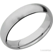 5 mm wide Domed Titanium band.