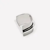 Chunky Baar Ring in Sterling Silver
