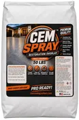 CEM Spray Restoration Overlay – Sprayable Concrete Overlay – 50 lb
