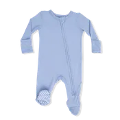Angel Dear Blue Fog Zipper Footie