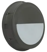 12" LED 17W Bulkhead Cutoff Wall Light with Emergency Battery Back-up