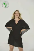 Black Tunic Caftan Dress