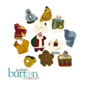 12 Days of Xmas Button Stitchery
