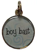 Ganz Round Boy Bait Charm Necklace Keyring Bracelet