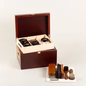 Luxury Cherrywood Shoe Care Valet