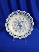 Hand Painted Scalloped Dish