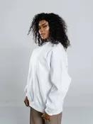 White basic sweatshirt