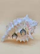 Art Deco Moon Earrings by KBD Studio — Salt Boutique (Copy)
