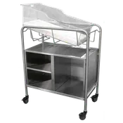 Bassinet Carrier with Open Cabinet