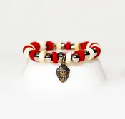Beaded Bracelet Ferrari Red