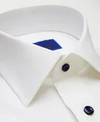 David Donahue White Performance Dress Shirt
