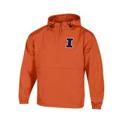 Champion Illinois Fighting Illini Mens Orange Block Logo Light Weight Jacket