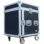 10 Space Rack Case with Slant Mixer Top