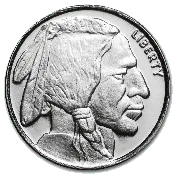 1 oz Silver Round – Buffalo Design