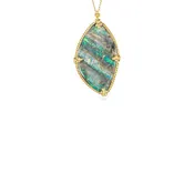 Amáli Boulder Opal Lagoon Necklace - One of a Kind