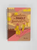 Adventures In Family Scheduling & Logistics 6x8 Spiral Notebook