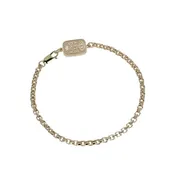 10K Gold Small Box Link Bracelet