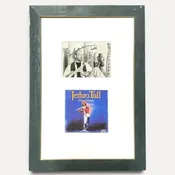 #332 Authentic Ian Anderson Jethro Tull Autographed Framed Display Piece 17.25 X 12
