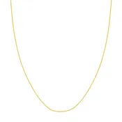 14k Yellow Gold Adjustable Anchor Chain
