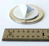 Neodymium Disk with Foam Adhesive