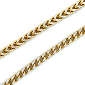 10K Two-Tone Gold 26" Chain; 46.2g