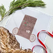 3D Buche de Noel 18 mesh Needlepoint Canvas