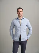 Blue Plaid Traveler Jacket