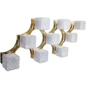 Brass & Murano Glass Ceiling Mounts