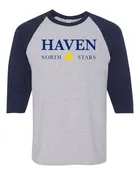 Navy sleeve baseball tees