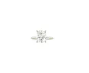 0.08TW Hidden Halo Engagement Ring